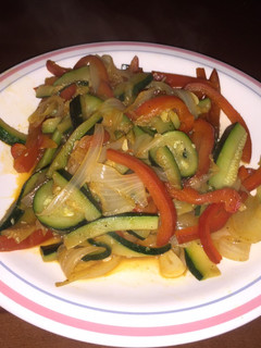 Una foto de Wok de verduras