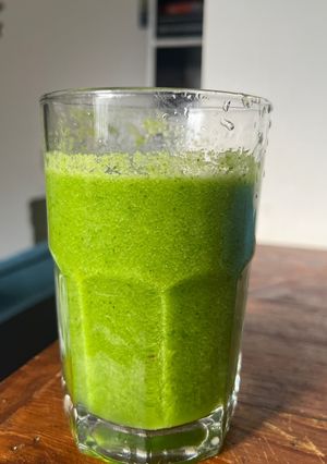 Una foto de Jugo verde de la vida