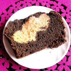 A picture of Hidden Heart Valentines Pound Cake.