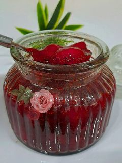 عکسی از دستور مربا توت فرنگی(دور_نریزیم)