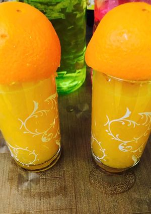 A picture of Orange juice # Ramzan special.