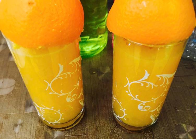 Step-by-Step Guide to Prepare Orange juice # Ramzan special