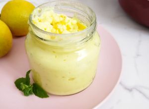 Una foto de Falso lemon curd