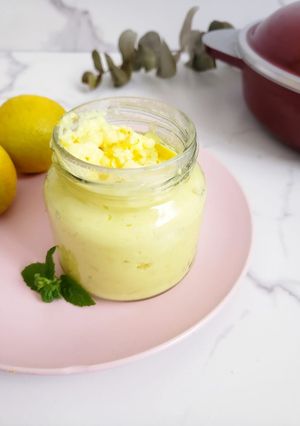 Una foto de Falso lemon curd