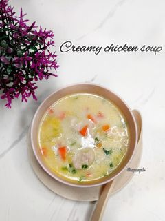 Foto resep Creamy Chicken Soup