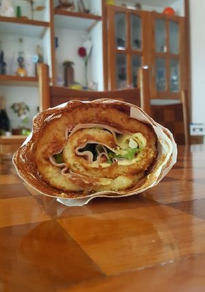 Una foto de Pionono relleno
