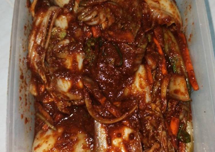 Kimchi simpel dan mudah