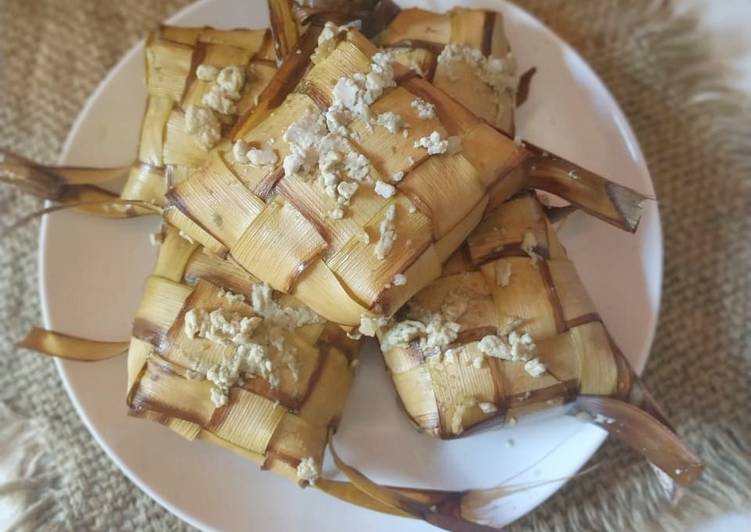 Ketupat ketan panci presto