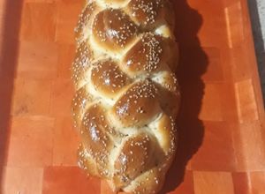 Una foto de Pan jalá o challah 😘