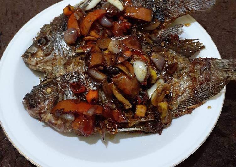 Resep Mujaer Siram Kecap Lezat