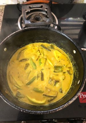 A picture of Sarso potol(mustard parwal).