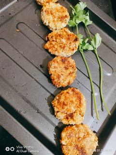 A picture of Veg cutlets.
