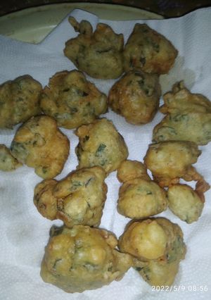 Una foto de Buñuelos de acelga