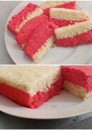 Foto resep Bolu kukus #merahputih🇮🇩