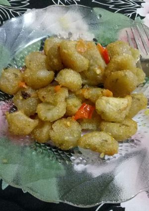 Foto resep Ojek Penyet aka Cilok Penyet