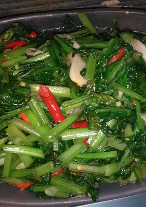 Foto resep Tumis sawi hijau sederhana