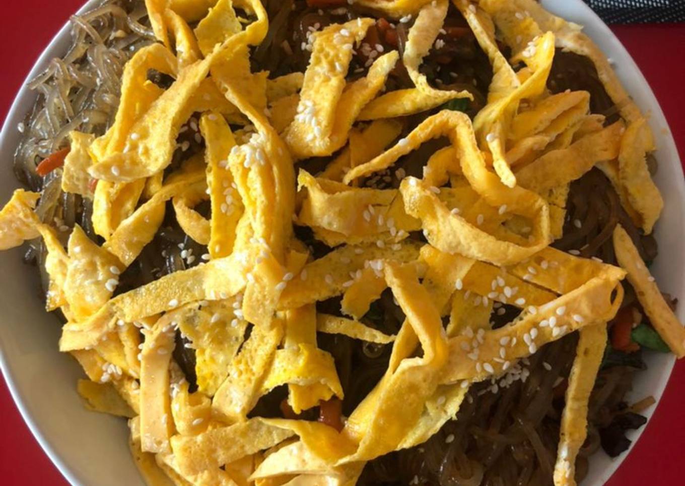 Japchae / korean glass noodles ala rumahan