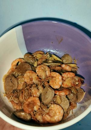 Foto resep Tumis Saus Tiram UDANG dan BAKSO