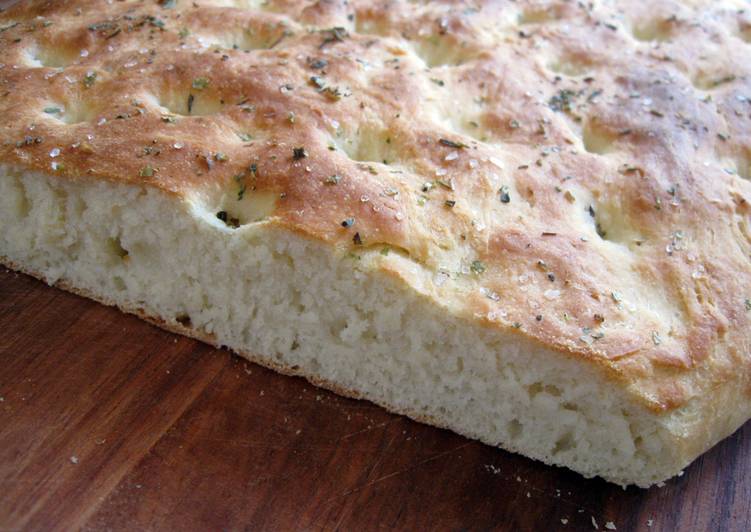 Simple Way to Make Super Quick Homemade 1-Hour Focaccia