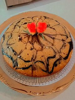 عکسی از دستور کیک زبرا (قابلمه ای)