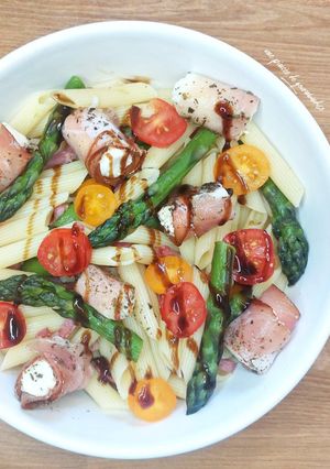 Une photo de Salade de penne aux involtini