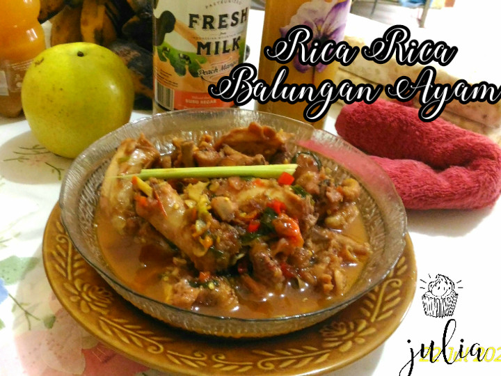 Resep Rica Rica Balungan Ayam yang Lezat