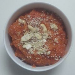 A picture of Gajar ka halwa.