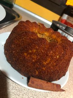 Una foto de Bizcocho de plátanos y canela (muy fácil y sano)