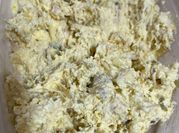 A picture of shelled eggs