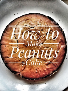 A picture of Peanuts cake.