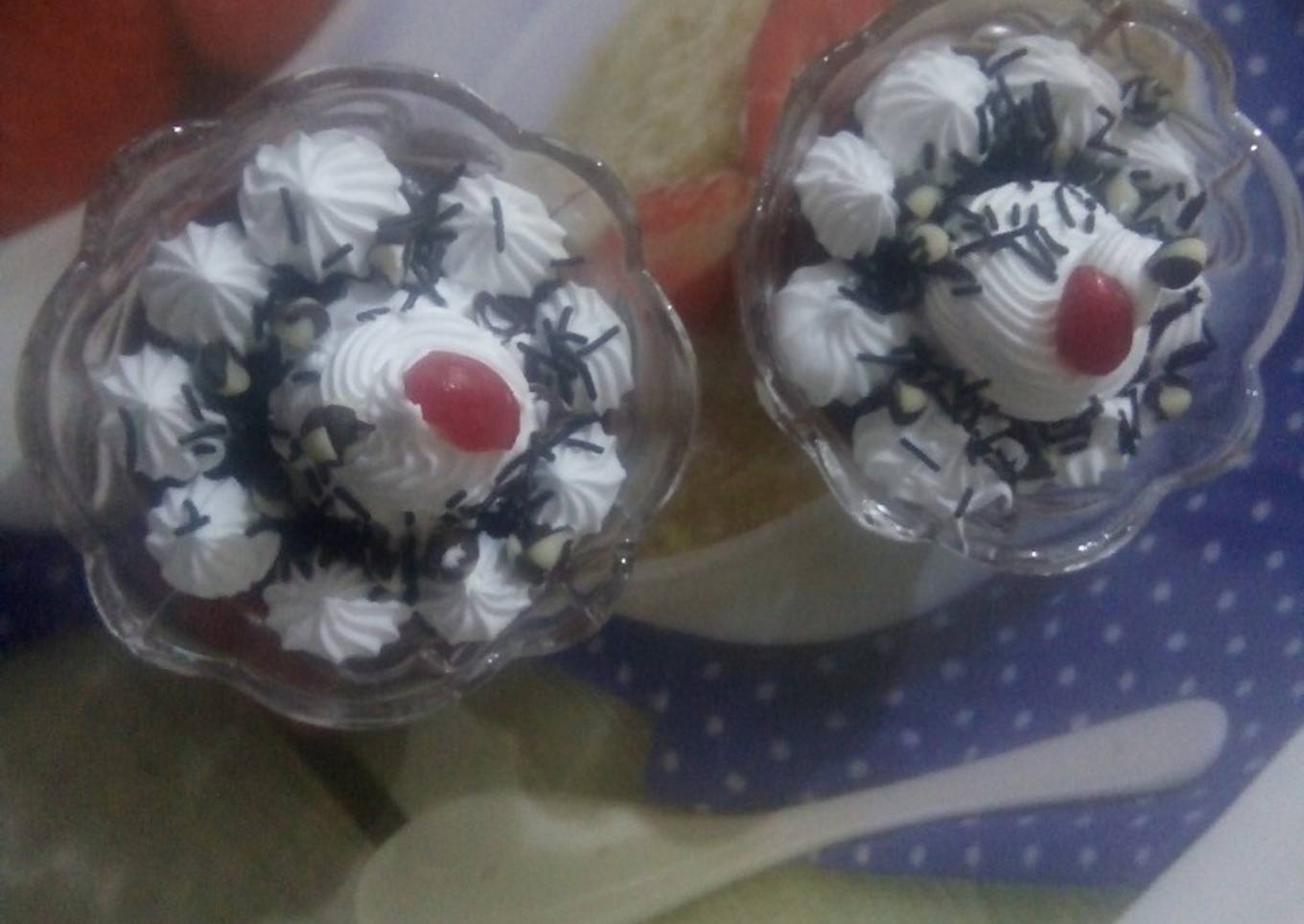 Makhana chocolate mousse.