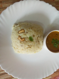 வெண் பொங்கல் (ven pongal Recipe in Tamil) செய்முறை முக்கிய புகைப்படம்