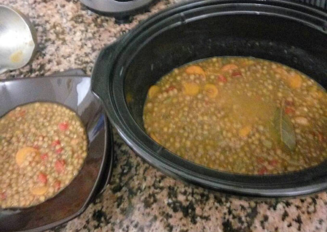 馃崈Lentejas con verduras (slow cooker)馃崈