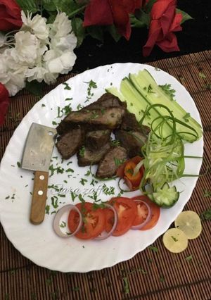 A picture of Beef steak #1st week challenge..