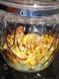 Ponche de frutas amarillas para Las Fiestas