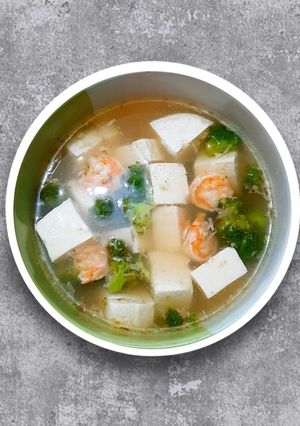 Foto resep Sup udang brokoli