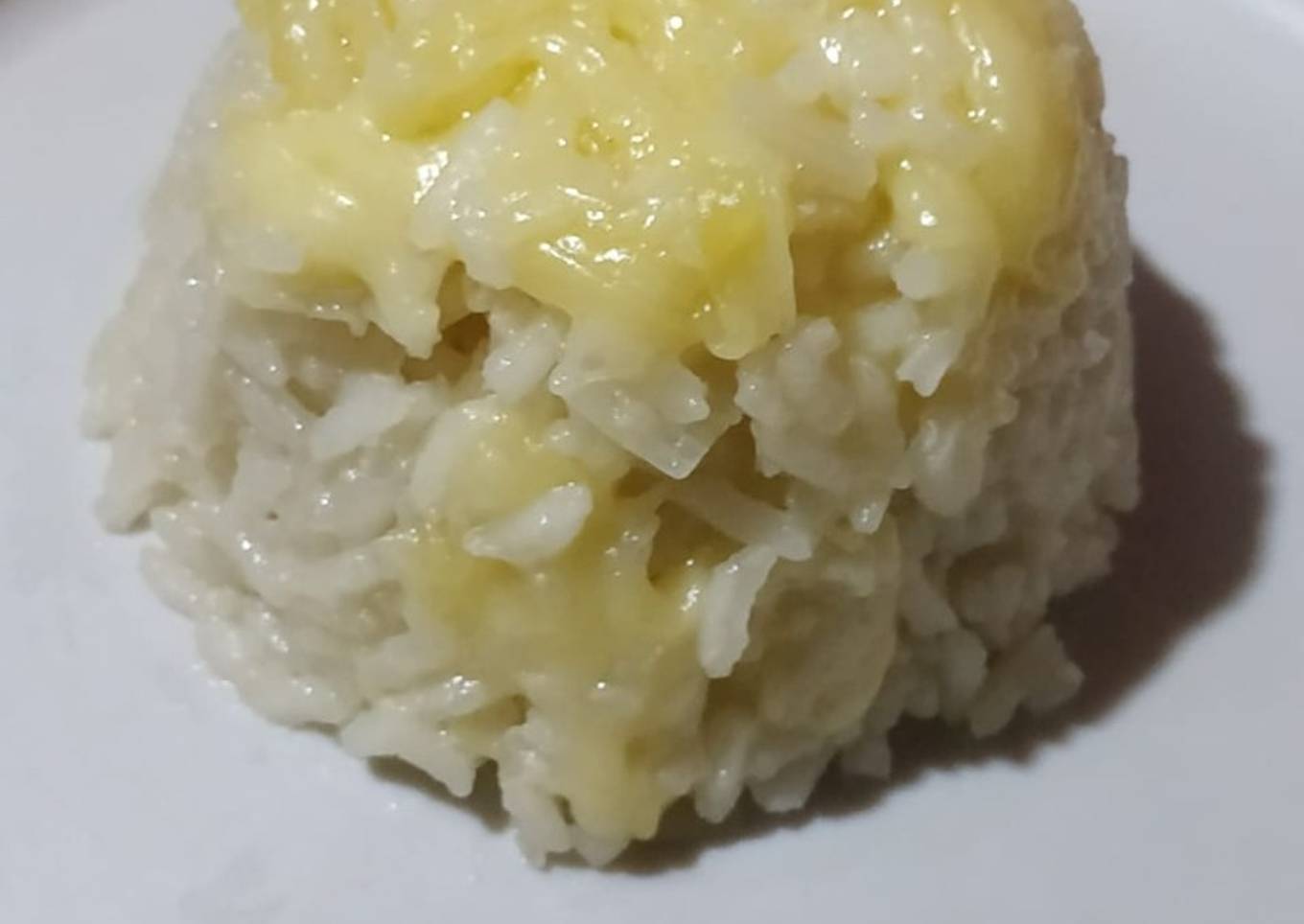 Arroz Pilaf con queso Gouda