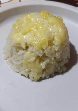 Una foto de Arroz Pilaf con queso Gouda
