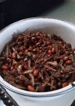 Foto resep Teri kacang balado