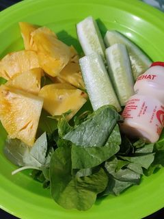 Foto resep Jus Nanas Bayam Timun