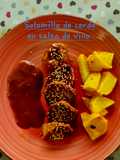 Solomillo de cerdo en salsa de vino