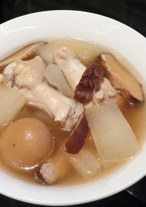 รูปของ ต้มฟักไก่มะนาวดอง