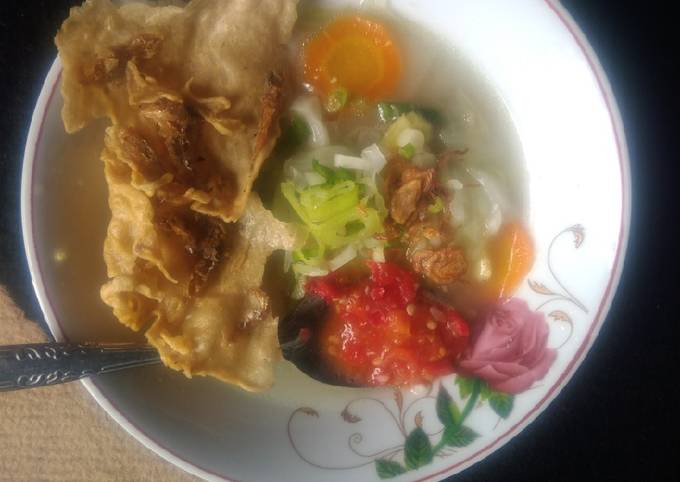 Bagaimana Menyiapkan Sayur sop/tumis kuah + sambel Anti Gagal