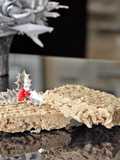 Turrón de chocolate blanco con barquillos