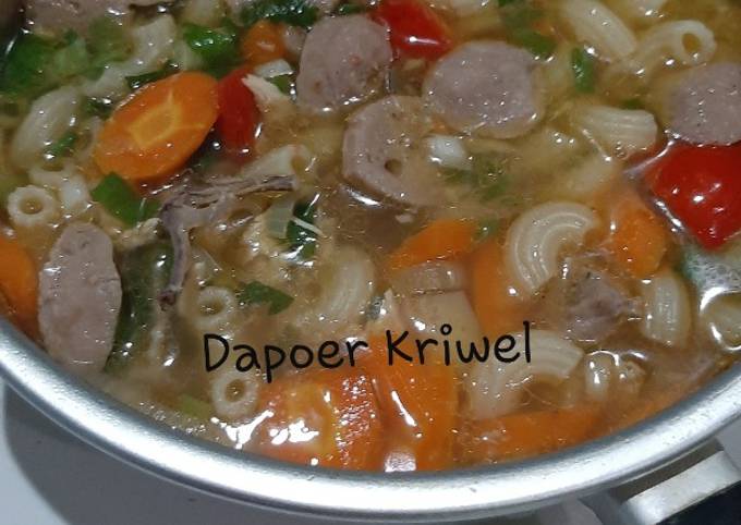 Resep Sop Bakso Kuah Seger Simple Anti Gagal