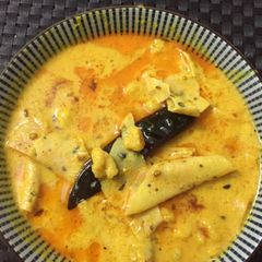 A picture of Papad mangodi ki sabji.
