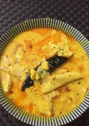 A picture of Papad mangodi ki sabji.