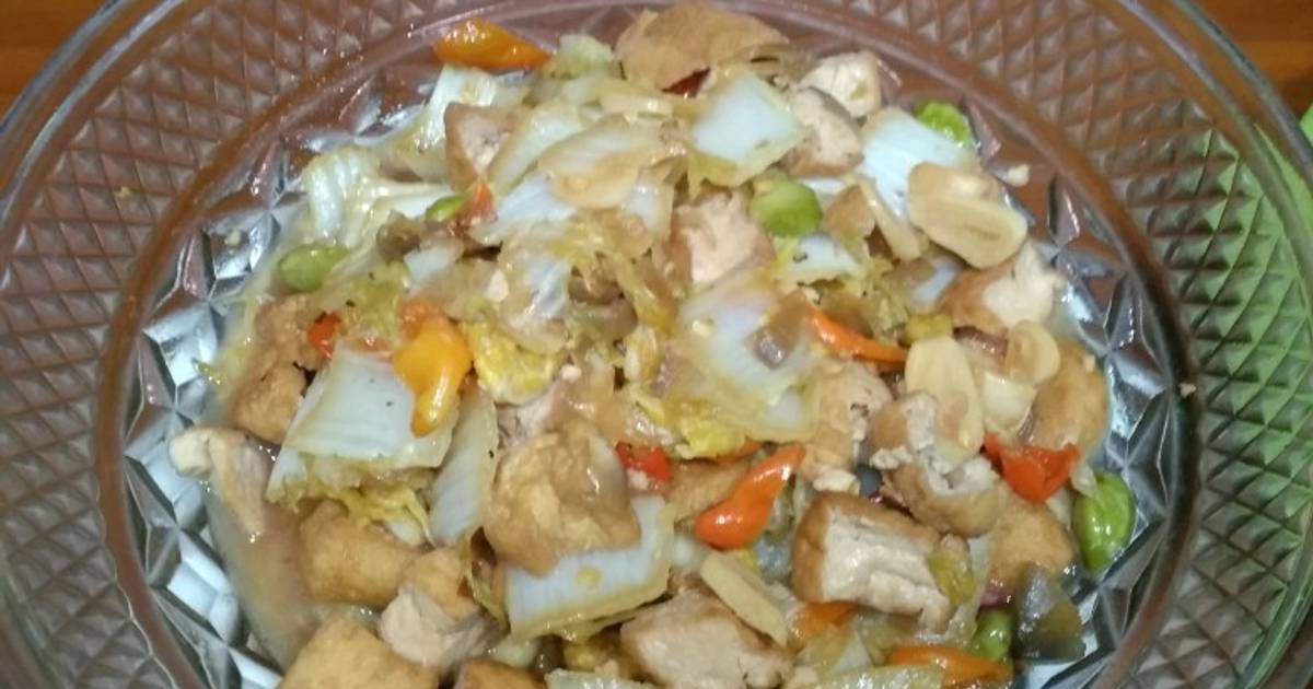 Resep Tumis Sawi Putih Dan Tahu Oleh Mamayui Cookpad