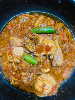 A picture of Chicken karahi.
