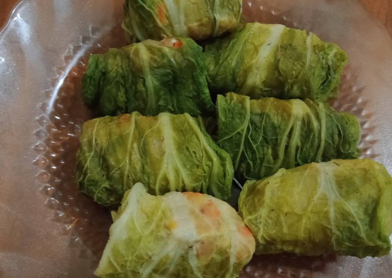 Sawi Roll daging ayam dan sapi